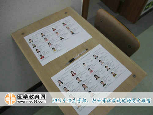 上午8:50，衛(wèi)生資格、護(hù)士資格考試即將開始，大部分考生都已經(jīng)進(jìn)入考場，準(zhǔn)備考試