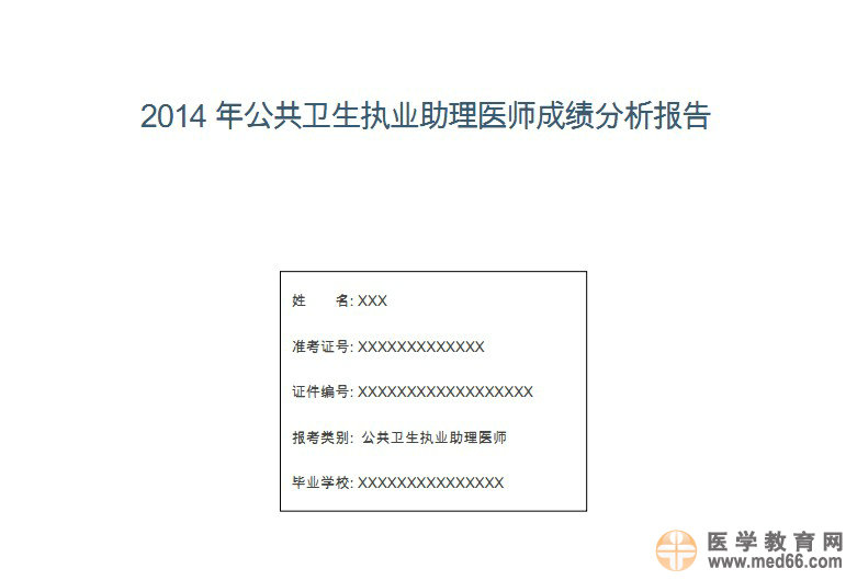 國家醫(yī)考中心2014年醫(yī)師綜合筆試考生學(xué)科成績報(bào)告服務(wù)的預(yù)通知