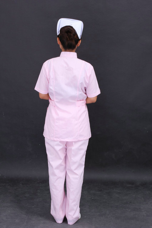 護士服短袖粉色