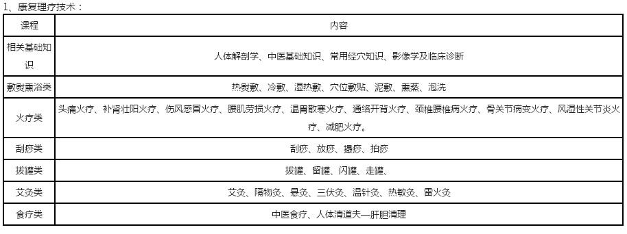 北京康復(fù)理療師培訓(xùn) 2017年