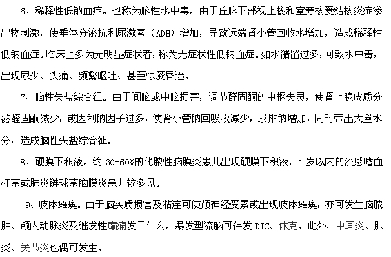 腦膜炎常見的并發(fā)癥有哪些？