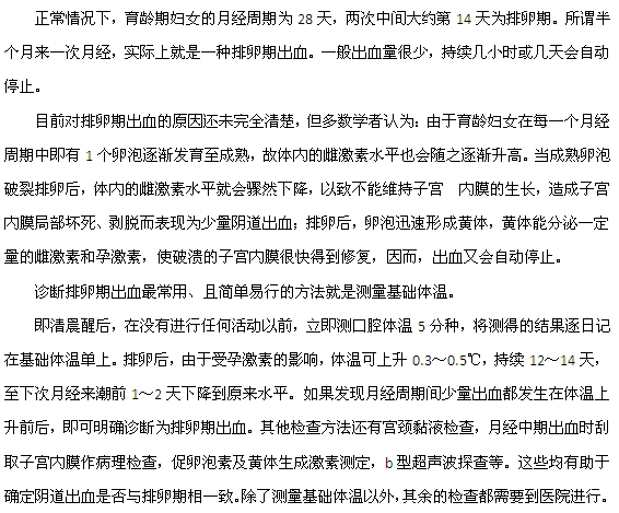 半個(gè)月來一次月經(jīng)可能是患了子宮出血