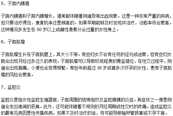 月經(jīng)不調(diào)長期不調(diào)理會(huì)導(dǎo)致什么疾病