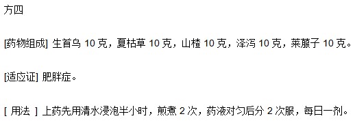 小兒肥胖癥中醫(yī)有偏方