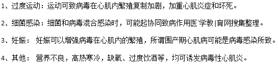 心肌炎的幾個重要致病因素