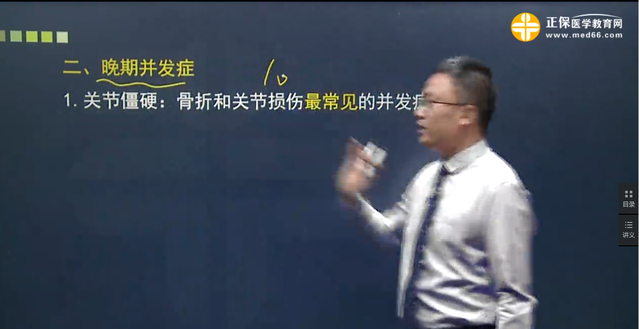 臨床執(zhí)業(yè)意思外科輔導視頻：骨折的急救及治療