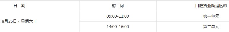 2018年口腔執(zhí)業(yè)醫(yī)師在哪天考試？