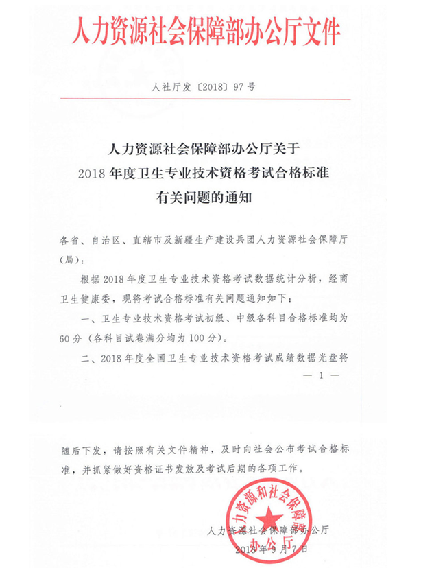 2018年主管護(hù)師及格分?jǐn)?shù)線是多少？