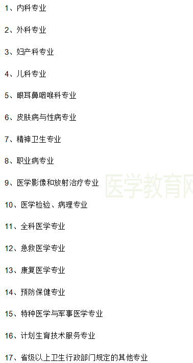2018年臨床執(zhí)業(yè)助理醫(yī)師要注冊(cè)在什么地方？可以選哪些科室？