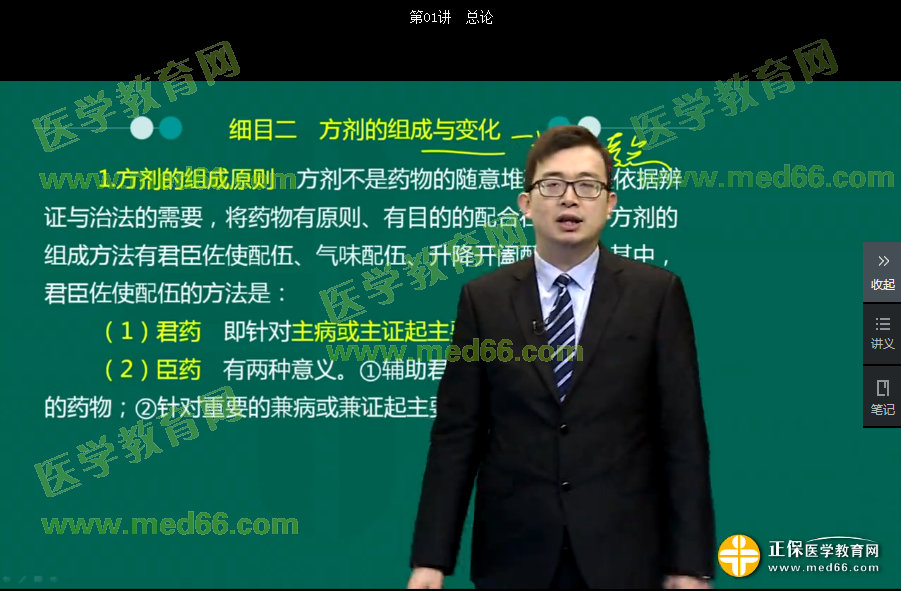 【姜逸】中醫(yī)執(zhí)業(yè)醫(yī)師資格考試方劑學(xué)0元精選課講義