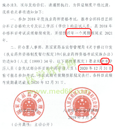 2019年執(zhí)業(yè)藥師考試:中專學(xué)歷仍可報考!
