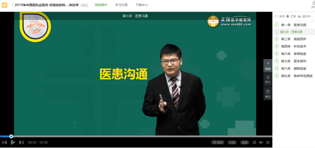 2019中西醫(yī)執(zhí)業(yè)醫(yī)師實踐技能《醫(yī)患溝通》重要考點視頻解析！