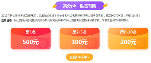 2019護(hù)士查成績期福利來襲！