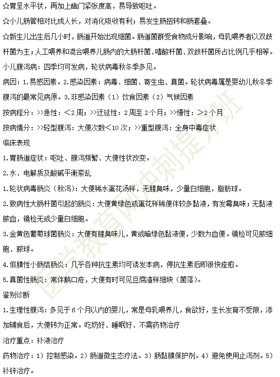 臨床助理醫(yī)師備考重點(diǎn)-小兒結(jié)核性腦膜炎、消化系統(tǒng)疾病