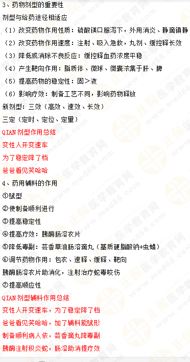 2019年執(zhí)業(yè)藥師《藥一》的藥劑學(xué)，5分鐘經(jīng)典回顧！