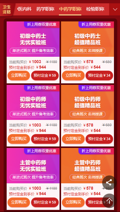 中藥學(xué)職稱