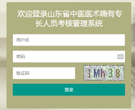 山東省中醫(yī)醫(yī)術(shù)確有專長2020年報(bào)名入口