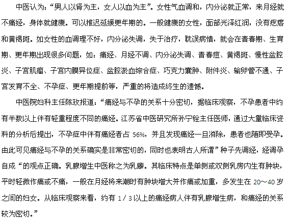 女性痛經(jīng)會(huì)導(dǎo)致不孕嗎？