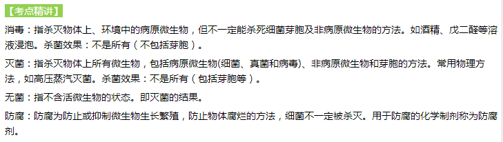 消毒和滅菌 消毒和滅菌