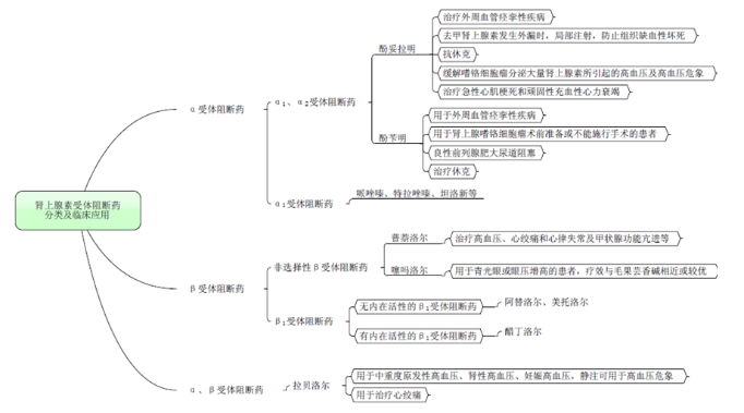 腎上腺素受體阻斷藥分類及臨床應(yīng)用 腎上腺素受體阻斷藥分類及臨床應(yīng)用