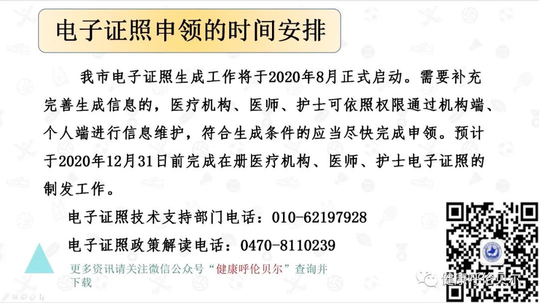 呼倫貝爾市醫(yī)療機(jī)構(gòu)、醫(yī)師、護(hù)士電子證照申領(lǐng)工作啟動(dòng)啦7
