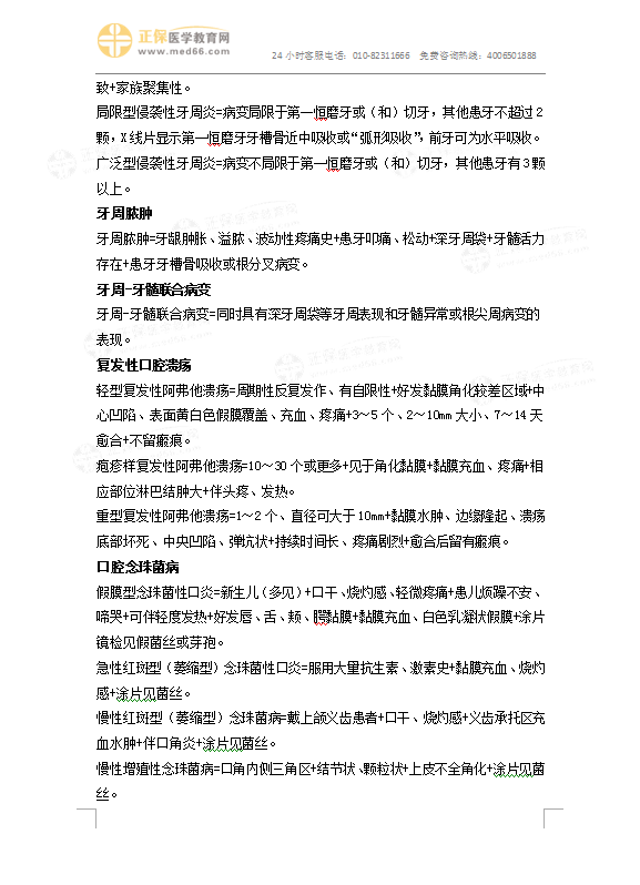 口腔醫(yī)師病例分析答題要點(diǎn)模板4 口腔醫(yī)師病例分析答題要點(diǎn)模板4