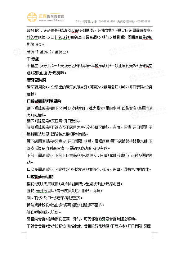 口腔醫(yī)師病例分析答題要點(diǎn)模板6 口腔醫(yī)師病例分析答題要點(diǎn)模板6