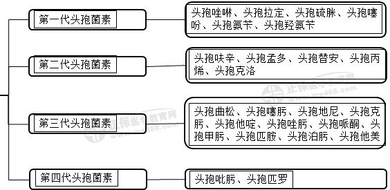 知識點(diǎn)3:頭孢菌素的分類 知識點(diǎn)3:頭孢菌素的分類