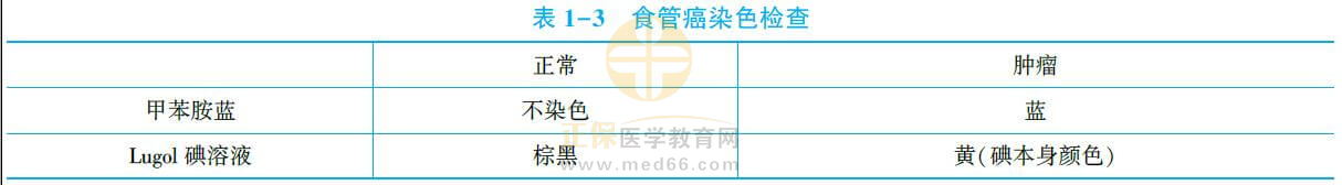 食管癌診斷知識點2_副本