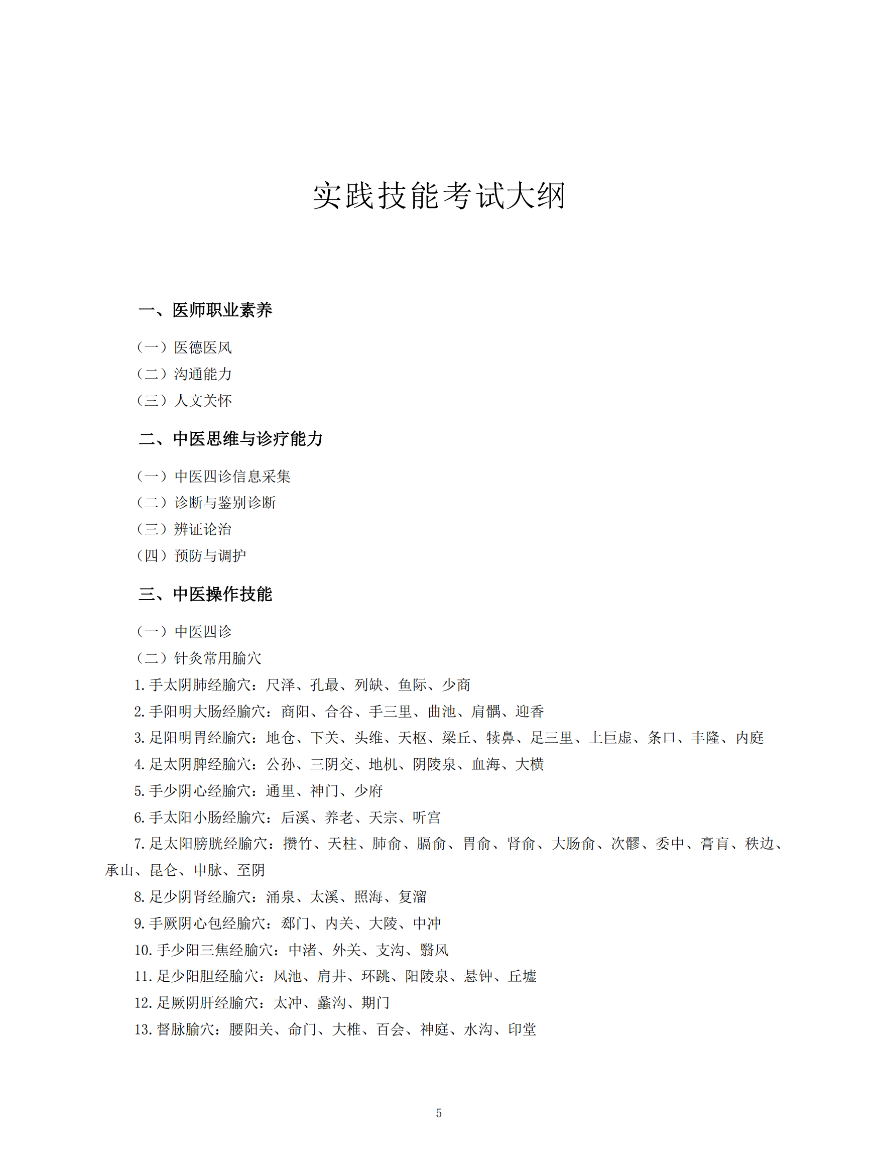中醫(yī)執(zhí)業(yè)助理醫(yī)師資格考試大綱(2020年版)_04 中醫(yī)執(zhí)業(yè)助理醫(yī)師資格考試大綱(2020年版)_04