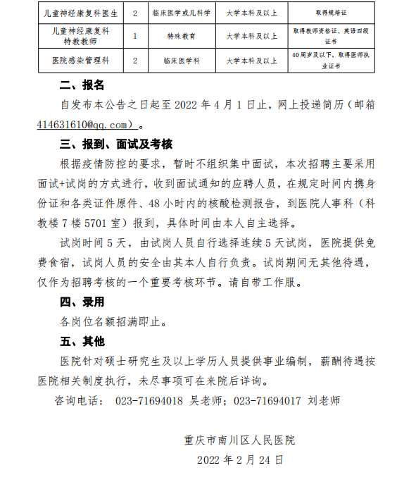 崗位表2 崗位表2