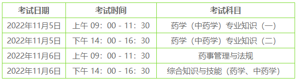 考試時(shí)間安排截圖