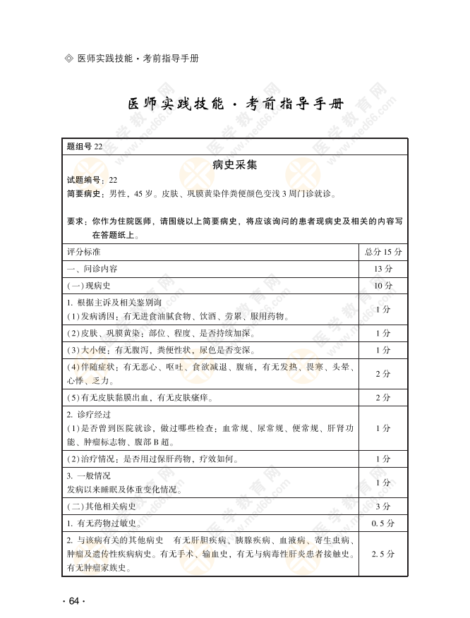 臨床病史采集22 臨床病史采集22
