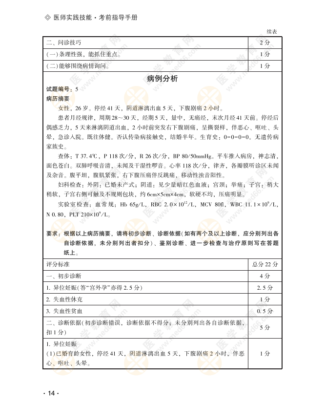 臨床病例分析5 臨床病例分析5