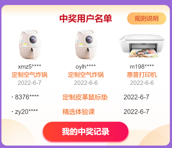 中獎(jiǎng)名單 中獎(jiǎng)名單