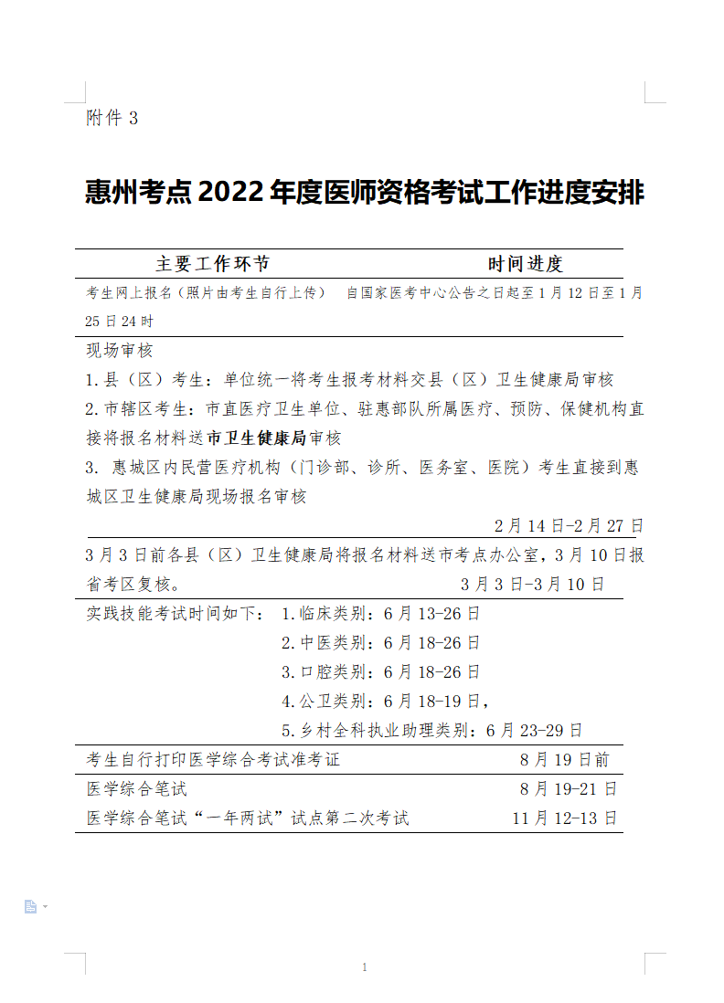 惠州考點一年兩試考試時間安排 惠州考點一年兩試考試時間安排