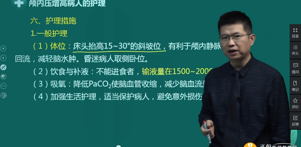 顱內(nèi)壓增高患者臥位 顱內(nèi)壓增高患者臥位