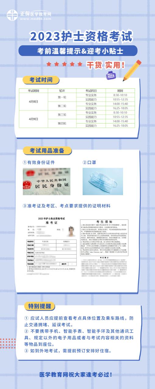 護(hù)士考前溫馨提示 護(hù)士考前溫馨提示