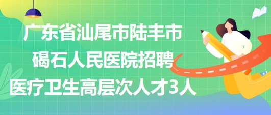 廣東省汕尾市陸豐市碣石人民醫(yī)院招聘醫(yī)療衛(wèi)生高層次人才3人