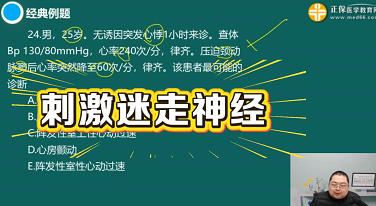 邵啟軒：舉一反三吃透經(jīng)典考題-刺激迷走神經(jīng)！